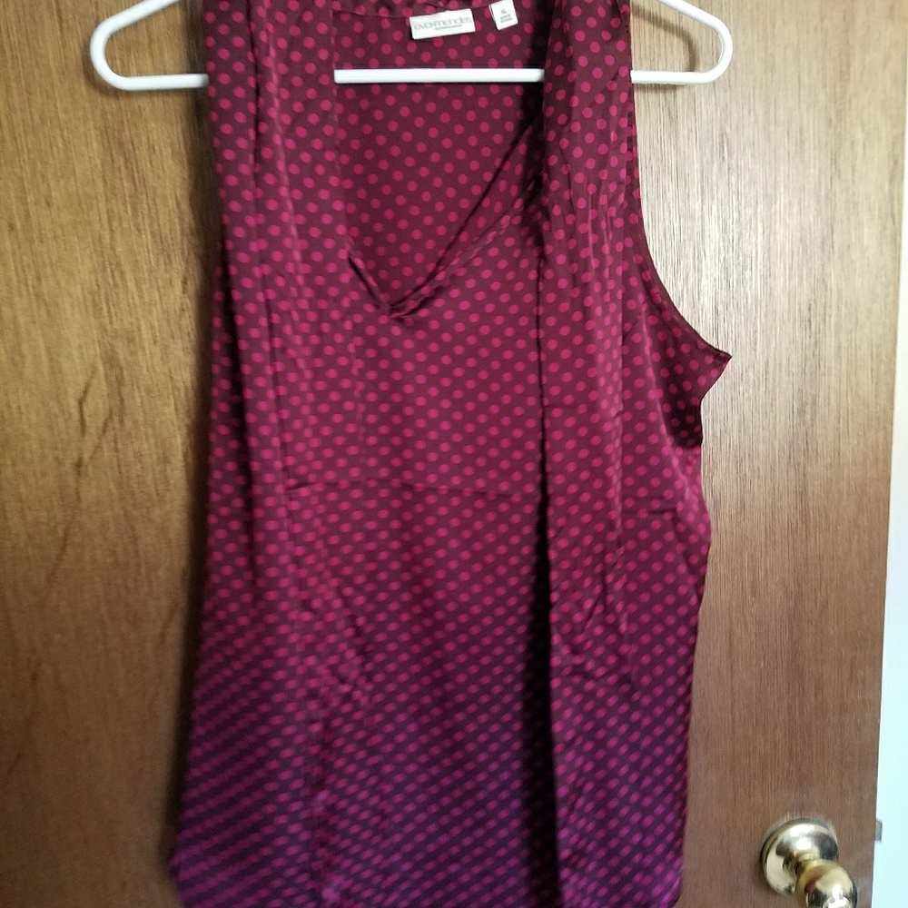 Eva Mendez dotted blouse